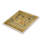 Oude Egypte Tapestry Scroll Heirogliphics Tegeltje (Zijkant)