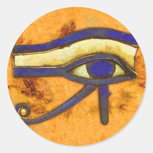 Oude Egyptenaar The Eye of Horus Ronde Sticker