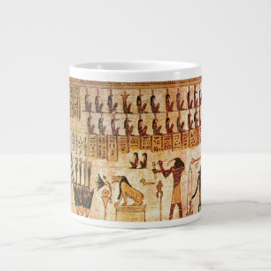 Oude Egyptenaren Dood Gericht Maat Godin Extra Grote Beker
