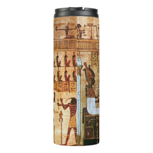 Oude Egyptenaren Dood Gericht Maat Godin Thermosbeker