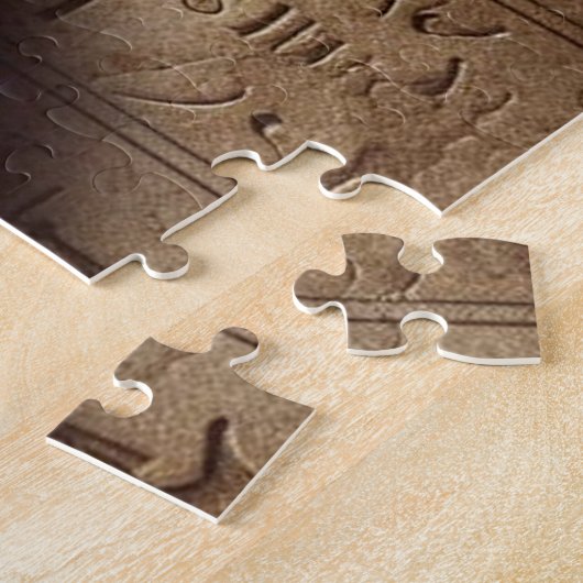 Oude Egyptische achtergrond 01 Legpuzzel (Zijkant)