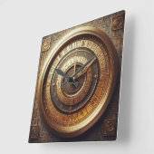 Oude Egyptische achtergrond Vierkante Klok (Hoek)