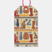 Oude Egyptische afbeeldingen Collage to From Cadeaulabel (Achterkant)
