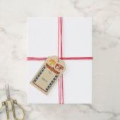 Oude Egyptische afbeeldingen Collage to From Cadeaulabel (Met Touw)