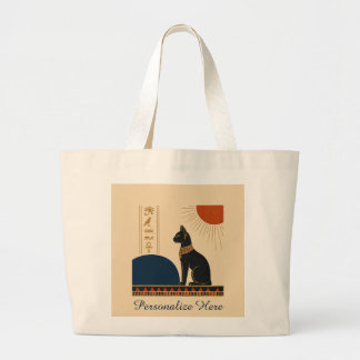 Oude Egyptische Bastet Kat Elegante Tote Tas