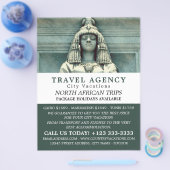 Oude Egyptische Beeld, Caïro, Reisbureau Flyer (Enkel)