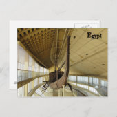 Oude Egyptische Boat Briefkaart (Voorkant / Achterkant)