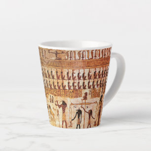 Oude Egyptische Dood Gericht Maat Godin Latte Mok