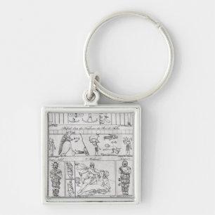 Oude Egyptische en Perzische Sleutelhanger
