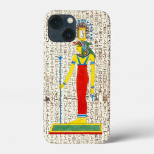 Oude Egyptische farao hiërogliefen ontwerp iPhone 13 Mini Hoesje