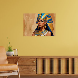 Oude Egyptische Farao Kunst – Tijdloze Faraonische Poster