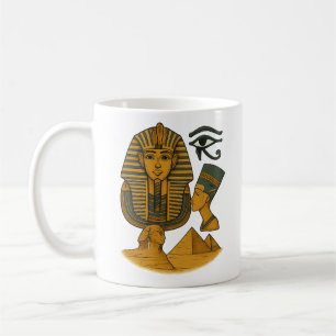 Oude Egyptische Farao Symbolen Koffiemok
