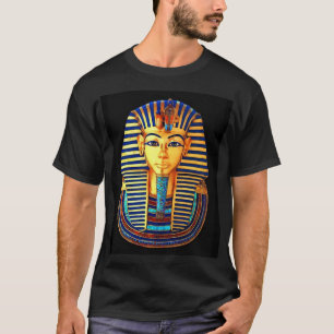 Oude Egyptische Farao Tutankhamun Gold Mask T-shirt