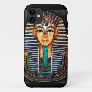 Oude Egyptische farao Tutankhamun - telefoonzaak iPhone 11 Hoesje
