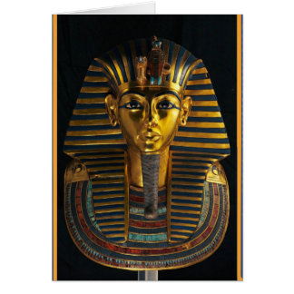 Oude Egyptische faraomasker, kunst van de gouden K