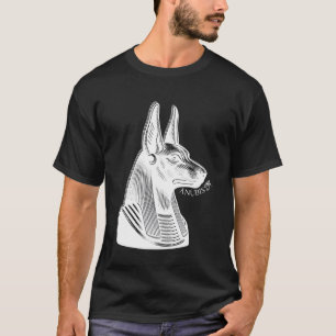 Oude Egyptische god Anubis Oog van Horus Kemet Egy T-shirt