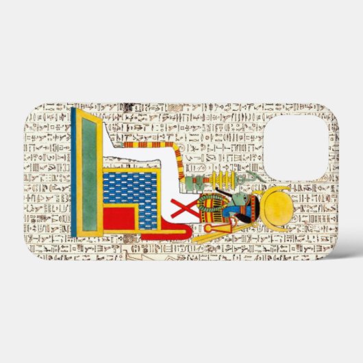 Oude Egyptische God Godin Hiërogliefen Ontwerp Case-Mate iPhone Case (Achterkant (horizontaal))