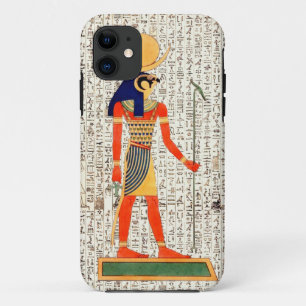 Oude Egyptische God Horus Hieroglyphics Design iPhone 11 Hoesje