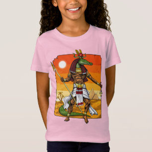 Oude Egyptische God Sobek T-shirt