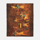Oude Egyptische goden Fleece Deken (Voorkant)