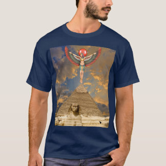 Oude Egyptische godin Isis, godin van de maan T-shirt