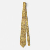 Oude Egyptische hiërogliefen Gold Stropdas (Voorkant)