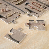 Oude Egyptische Hieroglyph-tekst Legpuzzel (Zijkant)