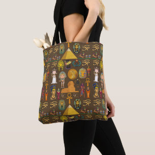Oude Egyptische Hieroglyphic — Patroonsymbool Draagtas