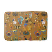 Oude Egyptische Hieroglyphic - Pattern Hieroglyphi Badmat (Voorkant)