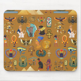 Oude Egyptische Hieroglyphic - Pattern Hieroglyphi Muismat