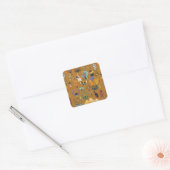 Oude Egyptische Hieroglyphic - Pattern Hieroglyphi Vierkante Sticker (Envelop)