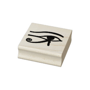 Oude Egyptische Hieroglyphics Oogoog van Ra Rubberstempel