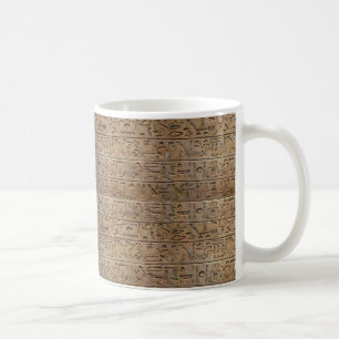 Oude Egyptische Hieroglyphs Designer Gift Koffiemok