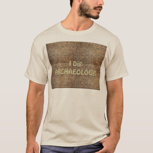 Oude Egyptische Hieroglyphs Designer Gift T-shirt (Voorkant)