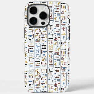 Oude Egyptische Hieroglyphs Farao Egypt Art iPhone 16 Pro Max Hoesje