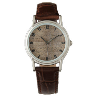 Oude Egyptische Hieroglyphs Horloge