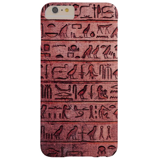 Oude Egyptische Hieroglyphs Red Case-Mate iPhone Case (Achterkant)