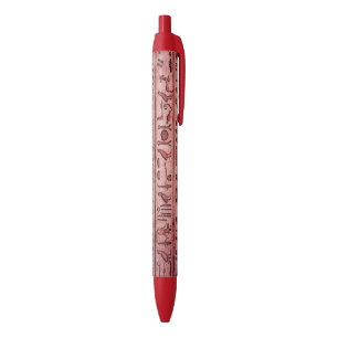 Oude Egyptische Hieroglyphs Red Pen