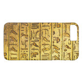 Oude Egyptische Hieroglyphs Yellow iPhone 7 Plus Case-Mate iPhone Case (Achterkant (Horizontaal))