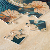 Oude Egyptische Hoopoe Art Print Puzzel (Zijkant)