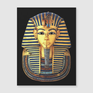 Oude Egyptische King Tut Gold Mask magnetkaart