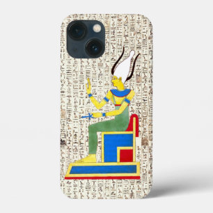 Oude Egyptische koning farao hiërogliefen ontwerp iPhone 13 Mini Hoesje