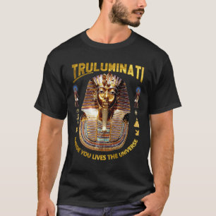 Oude Egyptische koning Tut Tutankhamen Illuminati T-shirt
