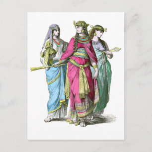 Oude Egyptische koningin Cleopatra Briefkaart