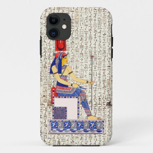Oude Egyptische koningin hiërogliefen ontwerp Case-Mate iPhone Case (Achterkant)