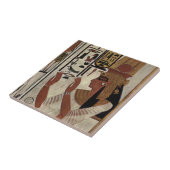 Oude Egyptische koningin [Nefertari] Tegeltje (Zijkant)