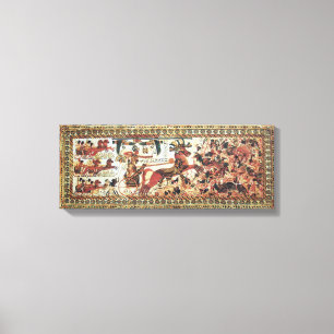 Oude Egyptische kunst Canvas Afdruk