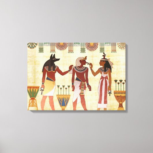 Oude Egyptische kunst Canvas Afdruk (Voorkant)