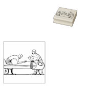 Oude Egyptische mummy 2, kunststempel Rubberstempel (Gestempeld)