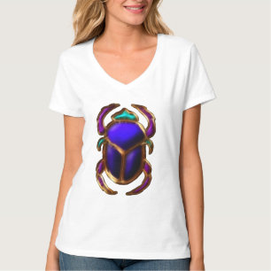 Oude Egyptische Mystical Scarab Art T-shirt